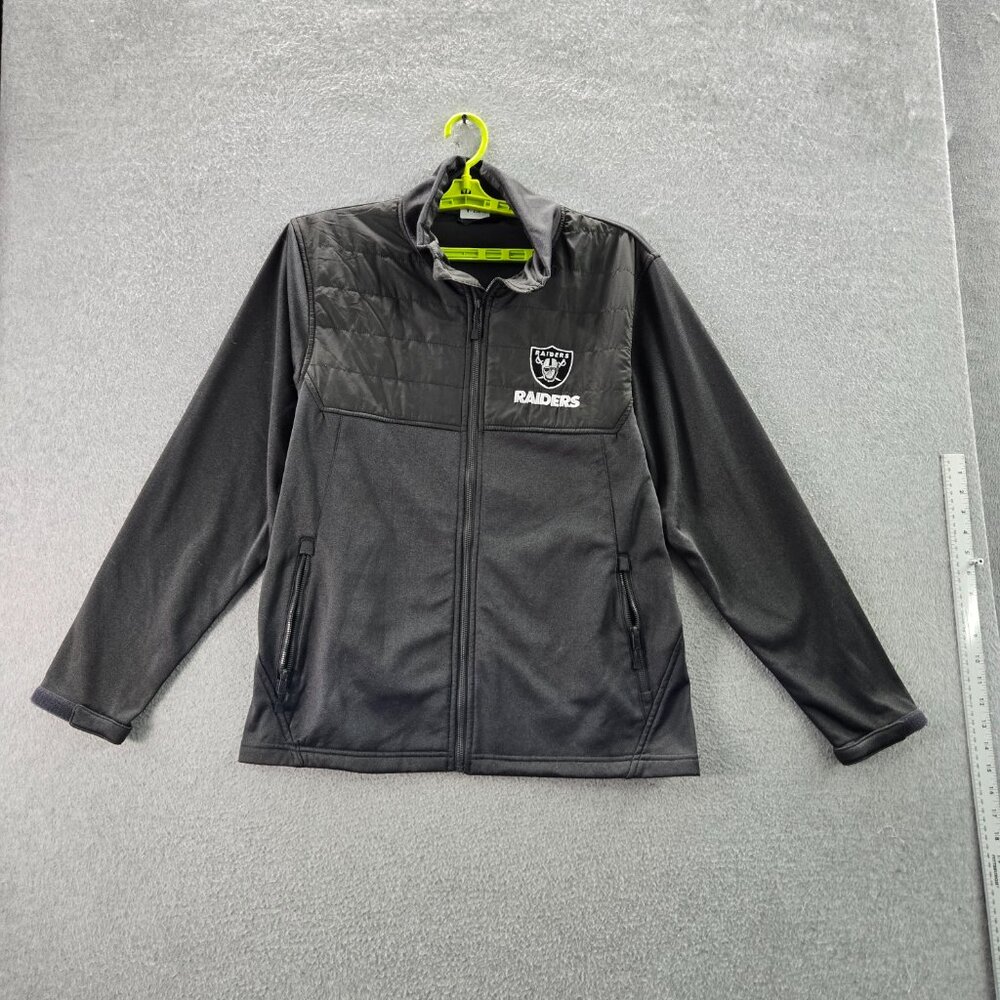 Las Vegas Raiders Men Jacket Black Dunbrooke Logo Athletic Embroidered Ex;plorer